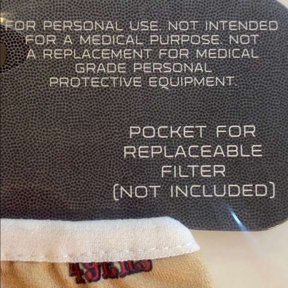 NFL San Francisco 49ERS Mask Set Pocket For Filter NWT - Picture 3 of 8